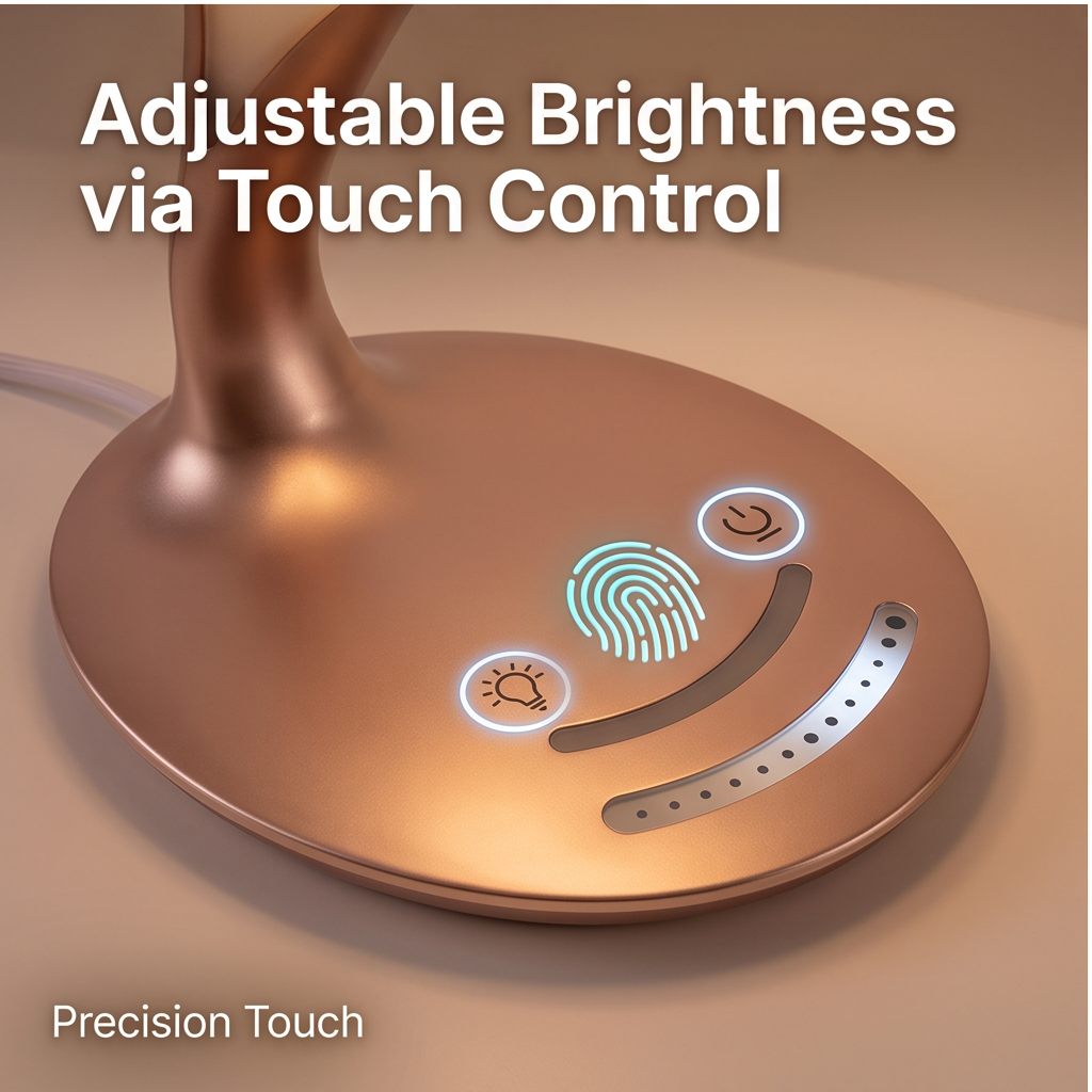 ALTIVIVI lamp base with precision touch control for adjustable brightness
