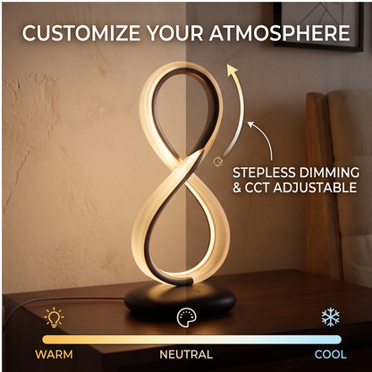ALTIVIVI Infinity LED lamp with stepless dimming and adjustable warm, neutral and cool color temperature