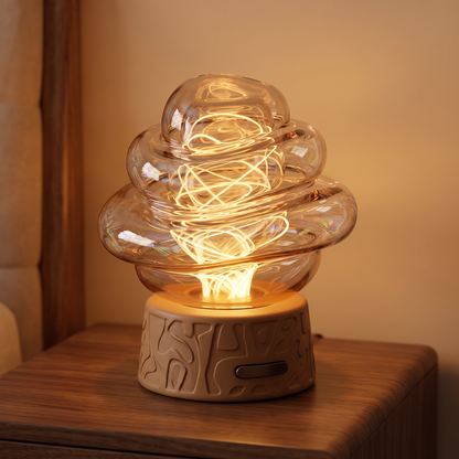 ALTIVIVI® Rechargeable Sculptural Swirl Table Lamp